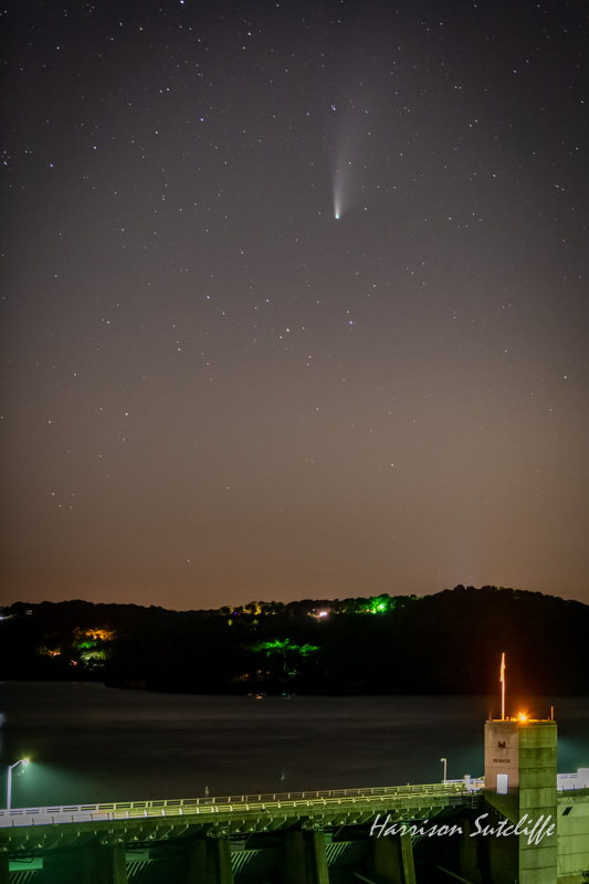 Comet Neo-wise over Beaver Dam
